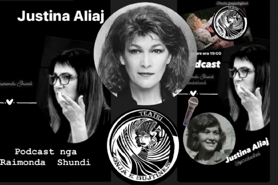 Podcast me aktoren Justina Aliaj nga Teatri Zonja e Bujtines, me moderimin e Raimonda Shundi, Episodi 3